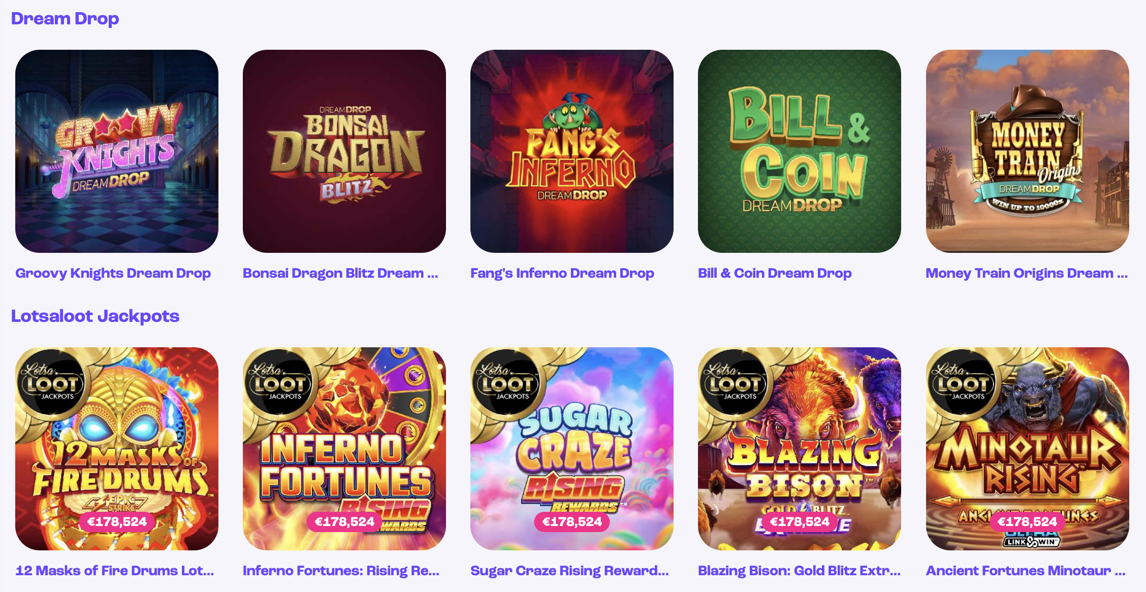 spinz casino games
